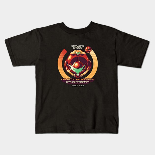 Galactic Warrior Kids T-Shirt by GraphicTeeShop